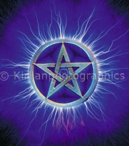 A Pentagram that has absorbed some of the owner's aura